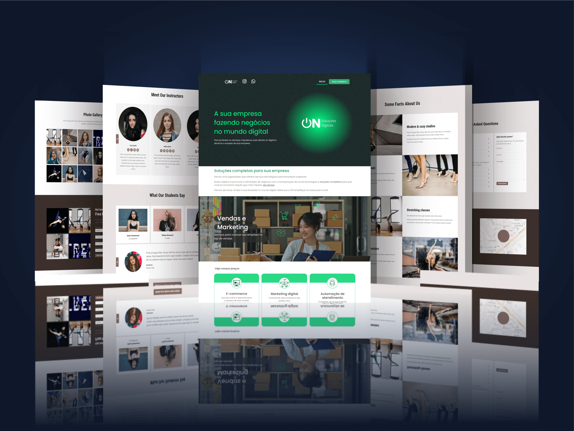 Template Sites Mockup